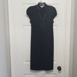 Womens Petite Maternity Black Formal Dress